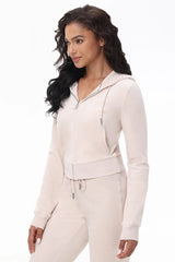 Plus-Size OG Big Bling Velour Hoodie Test