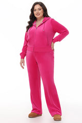 Plus-Size OG Big Bling Velour Hoodie