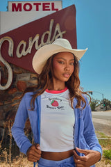 Strawberry Ringer Tee