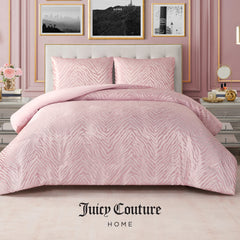 Sparkle Zebra Jacquard Comforter Set
