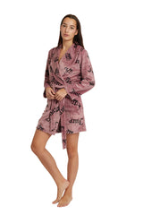 Shawl Collar Plush Robe