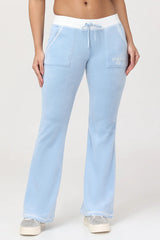 Sweetheart Cotton Velour Track Pants