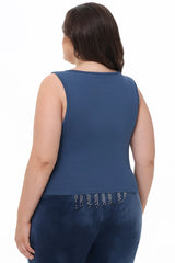 Plus-Size Small Bling Tank Top