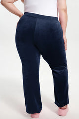 Plus-Size Classic Cotton Velour Track Pants