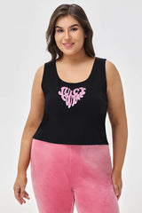 Plus-Size Heart Juicy Tank