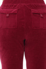 Plus-Size Heritage Cotton Velour Track Pants