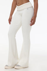 Low Rise Knit Flare Pants