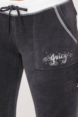Sweetheart Cotton Velour Track Pants