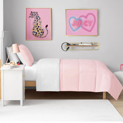 Box Stitch Reversible Comforter Set