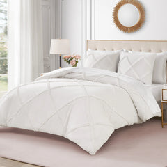 Diamond Ruffle Comforter Set