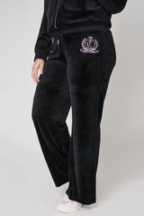 Plus-Size Wide Leg Track Pants